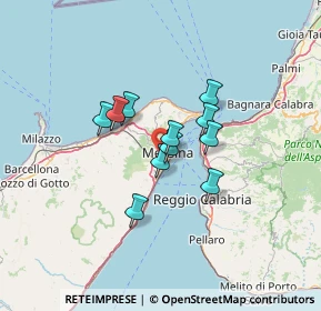 Mappa 98149 Messina ME, Italia (9.89636)