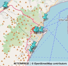 Mappa Via Romita, 98149 Messina ME, Italia (5.33545)