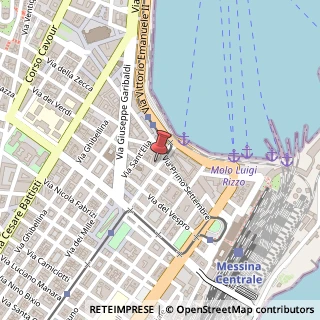 Mappa Viale San Martino,  9, 98122 Messina, Messina (Sicilia)