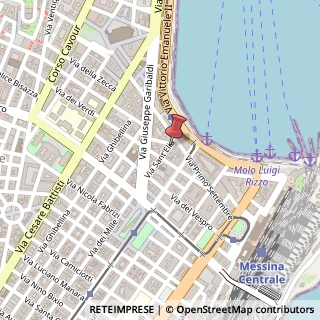 Mappa Via Sant'Elia, 11, 98122 Messina, Messina (Sicilia)
