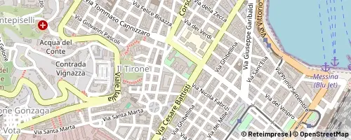 Mappa Messina