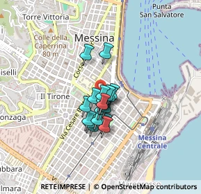 Mappa Via T. Cannizzaro, 98124 Messina ME, Italia (0.273)