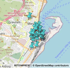 Mappa Via T. Cannizzaro, 98124 Messina ME, Italia (0.4505)