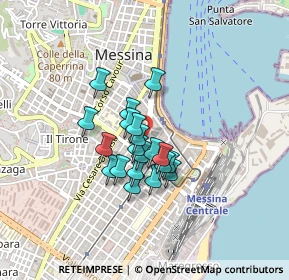 Mappa Via del Vespro, 98122 Messina ME, Italia (0.3195)
