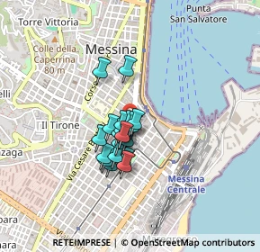 Mappa Via del Vespro, 98122 Messina ME, Italia (0.295)