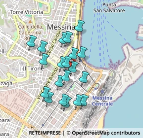 Mappa Via del Vespro, 98122 Messina ME, Italia (0.425)