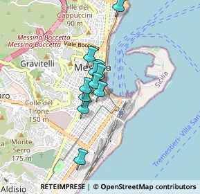 Mappa Via del Vespro, 98122 Messina ME, Italia (0.62818)