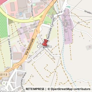 Mappa Via Olivarella Nazionale, 54, 98057 San Filippo del Mela, Messina (Sicilia)