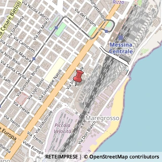 Mappa Via Mariano Riccio, 27, 98123 Messina, Messina (Sicilia)