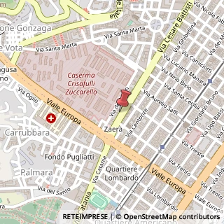 Mappa Via Cesare Battisti,  347, 98123 Messina, Messina (Sicilia)