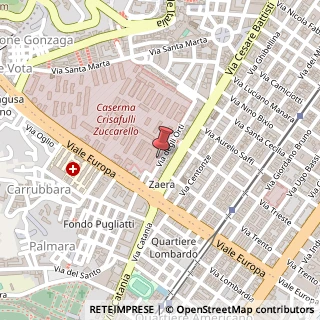 Mappa Via degli Orti, 63, 98123 Messina, Messina (Sicilia)
