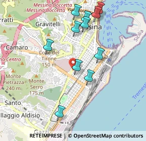 Mappa Via Ghibellina, 98100 Messina ME, Italia (1.11909)