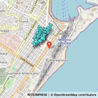 Mappa Via Mariano Riccio, 98123 Messina ME, Italia (0.3265)
