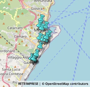 Mappa Via La Farina Giuseppe, 98123 Messina ME, Italia (1.35111)