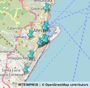 Mappa Via delle Colonne Oddo, 98123 Messina ME, Italia (1.35)