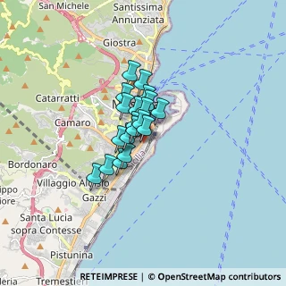 Mappa Via Mariano Riccio, 98123 Messina ME, Italia (1.02158)