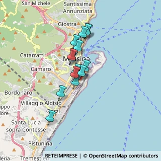 Mappa Via Mariano Riccio, 98123 Messina ME, Italia (1.42071)