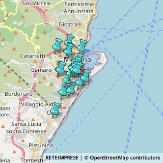 Mappa Via Mariano Riccio, 98123 Messina ME, Italia (1.2035)