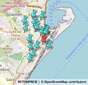 Mappa Via delle Colonne Oddo, 98123 Messina ME, Italia (0.738)