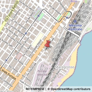 Mappa Via Industriale, 92, 98123 Messina, Messina (Sicilia)