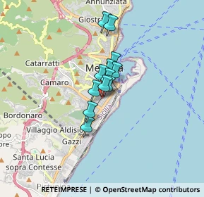 Mappa Via San Cecilia, 98123 Messina ME, Italia (1.04583)