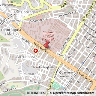 Mappa Via Mario Reitano Spadafora, 1, 98124 Messina, Messina (Sicilia)