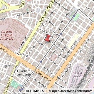Mappa Via dei Mille, 243, 98123 Messina, Messina (Sicilia)