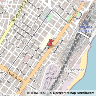 Mappa Via Giuseppe la Farina, 64, 98123 Messina, Messina (Sicilia)