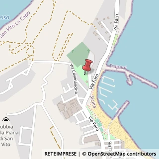 Mappa Via Lipomo, 91010 San Vito Lo Capo TP, Italia, 91010 San Vito lo Capo, Trapani (Sicilia)