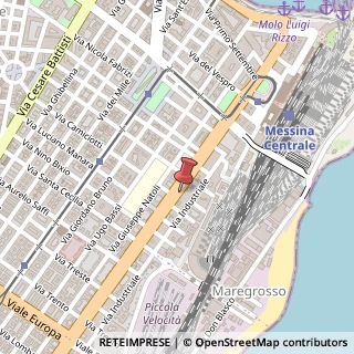 Mappa Via Giuseppe La Farina, 97, 98123 Messina, Messina (Sicilia)