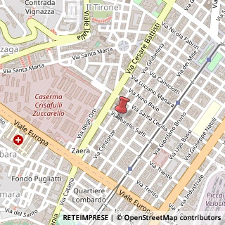 Mappa Via Centonze, 211, 98123 Messina, Messina (Sicilia)