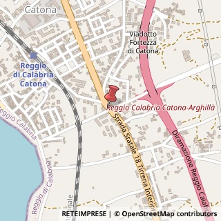 Mappa Via Nazionale Catona,  168, 89100 Reggio di Calabria, Reggio di Calabria (Calabria)
