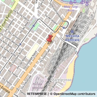 Mappa Via Giuseppe La Farina, 51, 98123 Villafranca Tirrena, Messina (Sicilia)