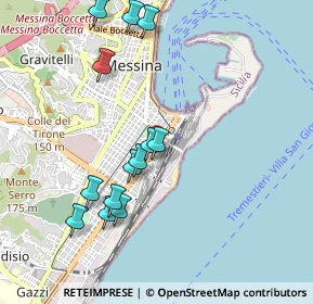 Mappa Via delle Zagare, 98123 Messina ME, Italia (1.10846)