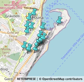 Mappa Via delle Zagare, 98123 Messina ME, Italia (0.673)