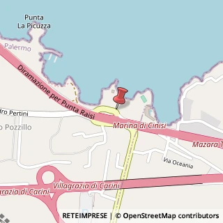 Mappa Via Piraineto, 127, 90045 Carini, Palermo (Sicilia)