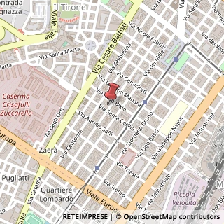 Mappa Via Risorgimento, 178, 98123 Messina, Messina (Sicilia)