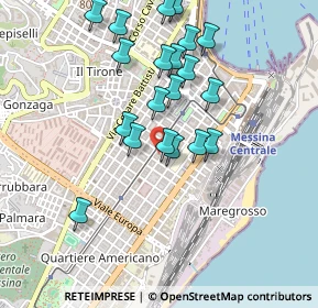 Mappa Via Bruno Giordano, 98123 Messina ME, Italia (0.5)