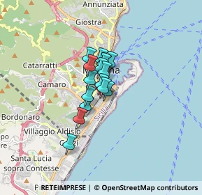 Mappa Via Bruno Giordano, 98123 Messina ME, Italia (0.98625)