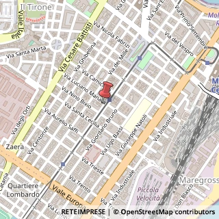 Mappa Via Luciano Manara, 142, 98123 Messina, Messina (Sicilia)
