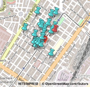 Mappa Via Bruno Giordano, 98123 Messina ME, Italia (0.1735)