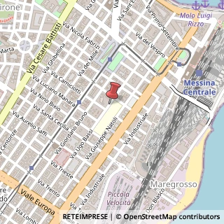 Mappa Via Ugo Bassi, 98122 Messina, Messina (Sicilia)
