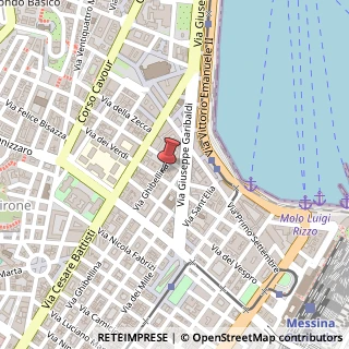 Mappa Via Ghibellina, 21, 98122 Messina, Messina (Sicilia)