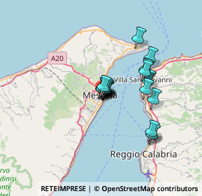 Mappa Piazza Ludovico Fulci, 98122 Messina ME, Italia (5.203)