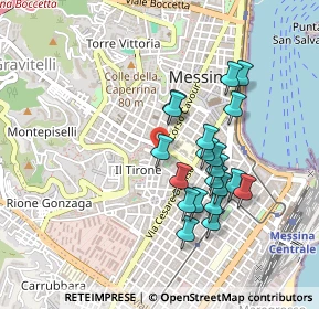 Mappa Via Pietro Canisio, 98123 Messina ME, Italia (0.454)