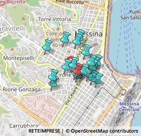 Mappa Via Pietro Canisio, 98123 Messina ME, Italia (0.3105)