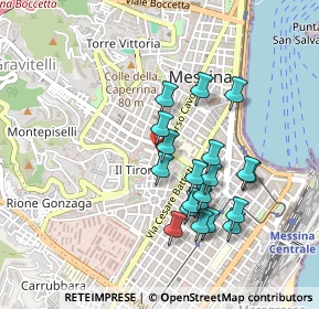 Mappa Via Tommaso Cannizzaro, 98122 Messina ME, Italia (0.4665)