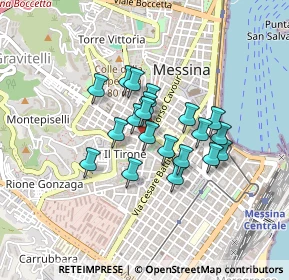 Mappa Via Pietro Canisio, 98123 Messina ME, Italia (0.342)