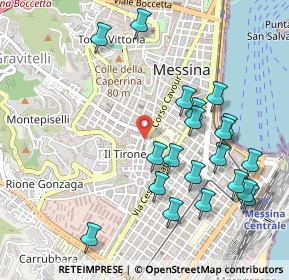 Mappa Via Pietro Canisio, 98123 Messina ME, Italia (0.611)