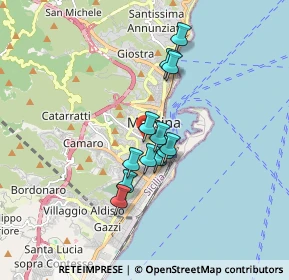 Mappa Via Pietro Canisio, 98123 Messina ME, Italia (1.40333)